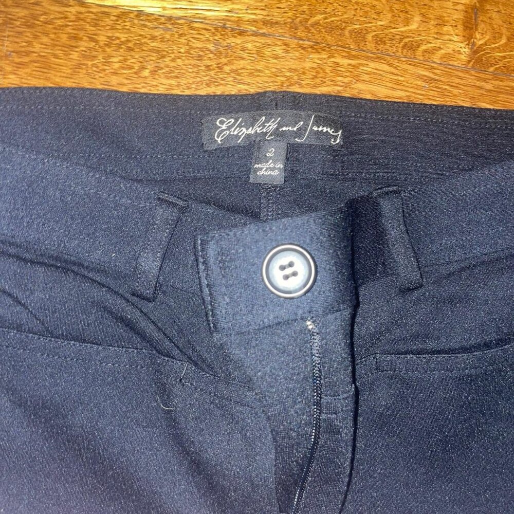 Elizabeth and James Black high-waisted pants